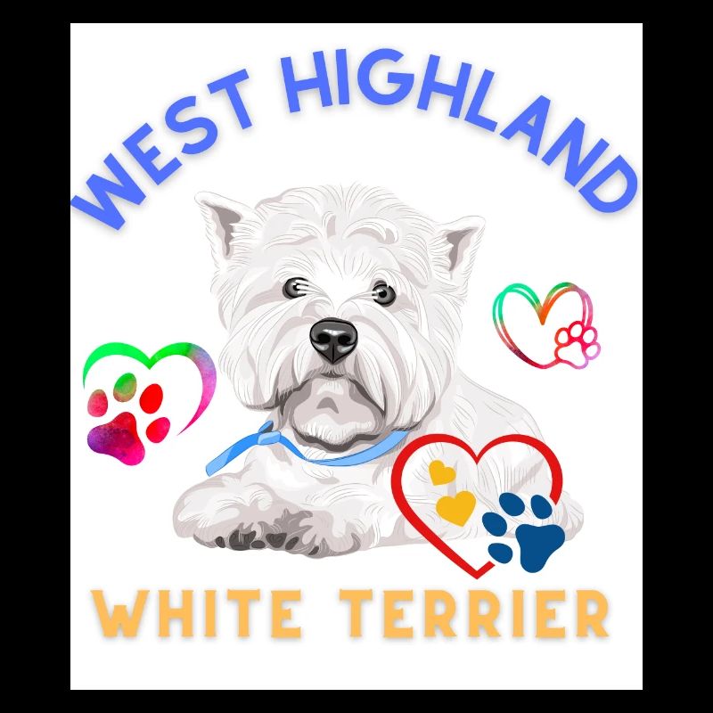 West Highland white terrier design