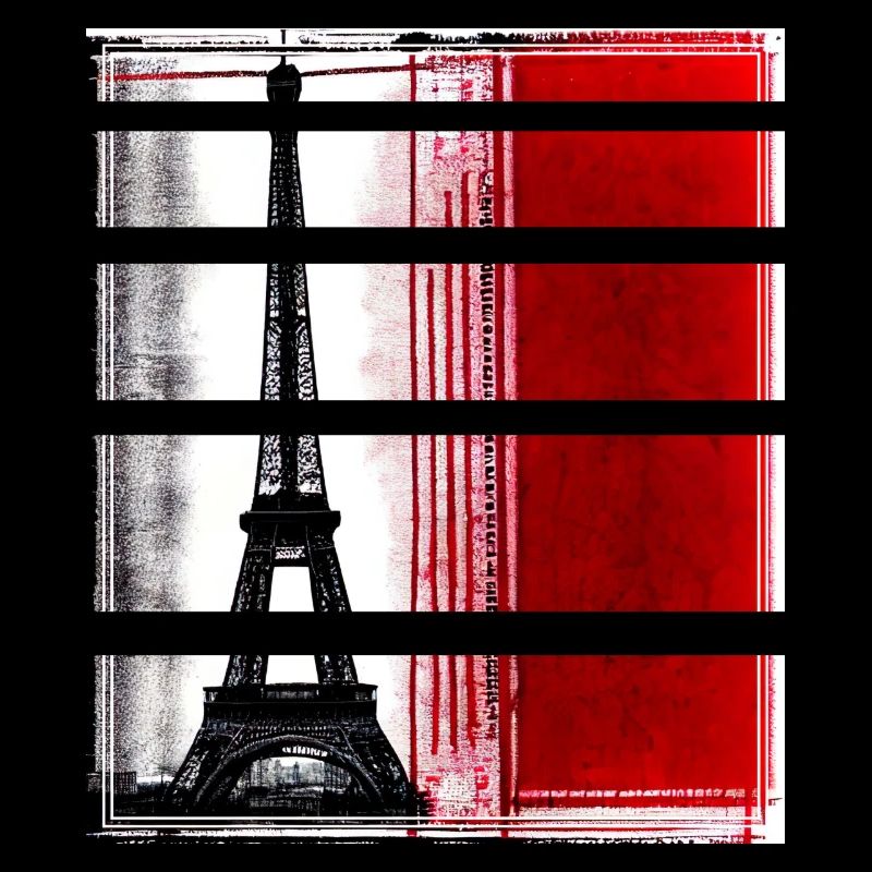 Paris Eiffel Tower Modern Casual Style