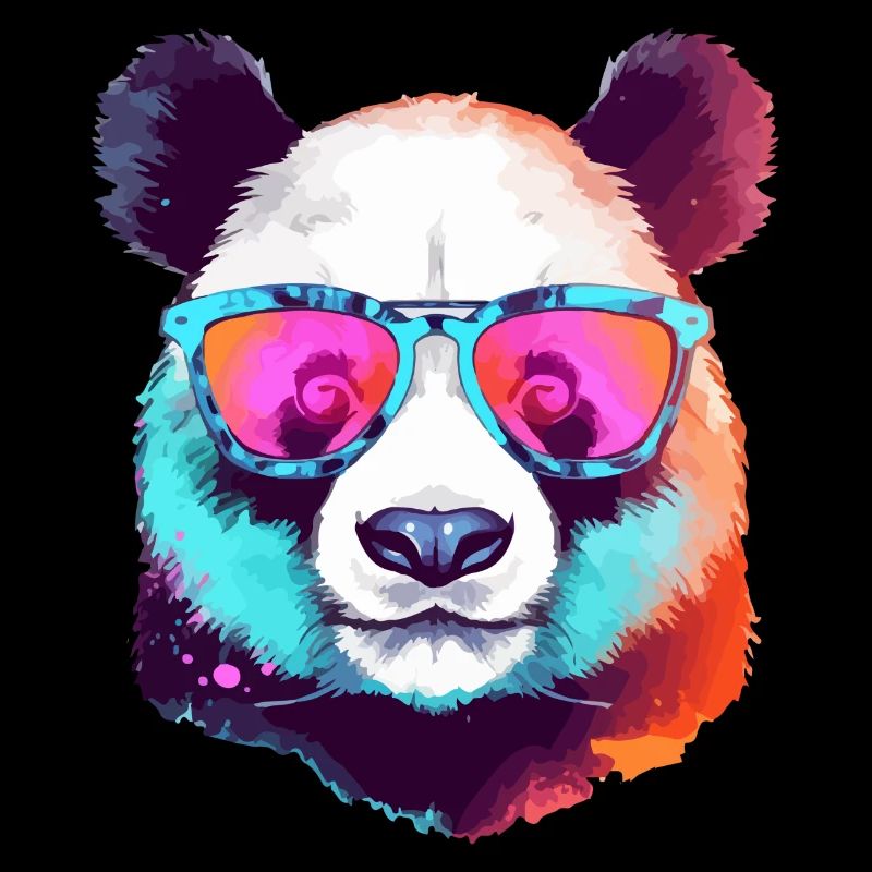 Koka the bespectacled panda