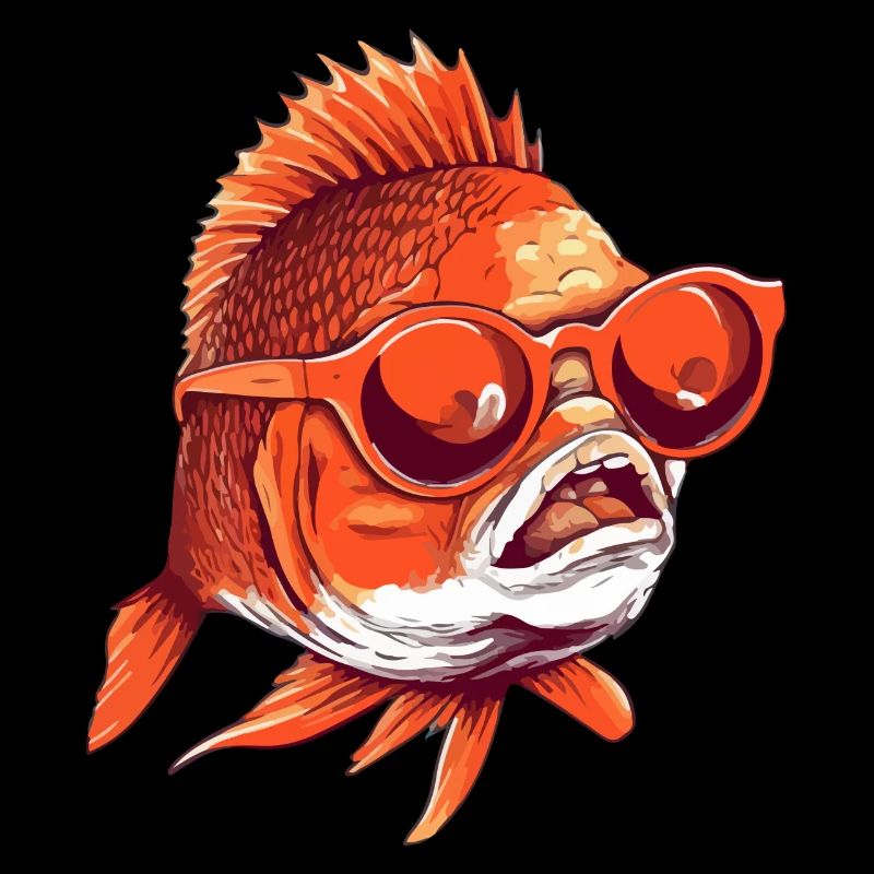 Bib le poisson rouge