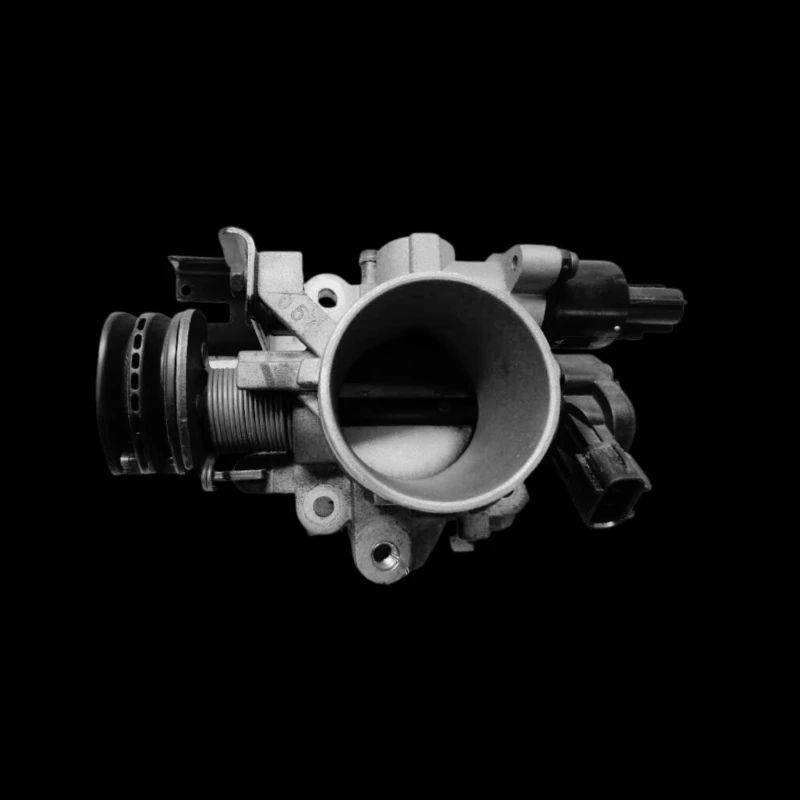 Dunkle Drosselklappe