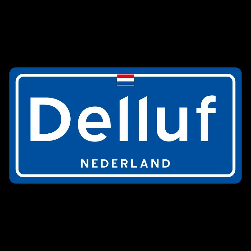 Ortsschild Delluf (Delft)