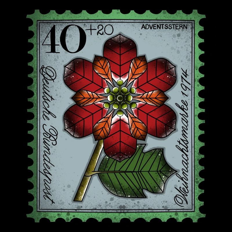 Briefmarke Adventsstern