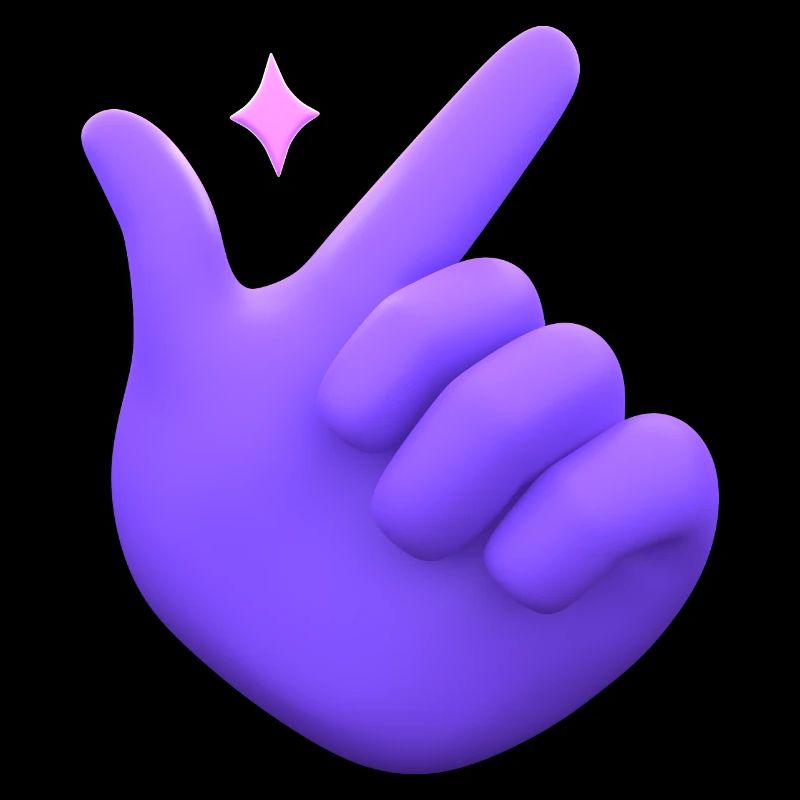 3D main claquement de doigts