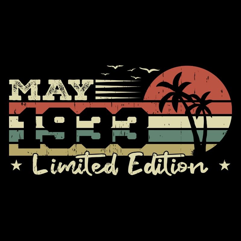 millésime de mai 91e anniversaire né 1933 vibe