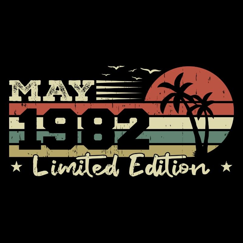 millésime de mai 42e anniversaire né 1982 vibe