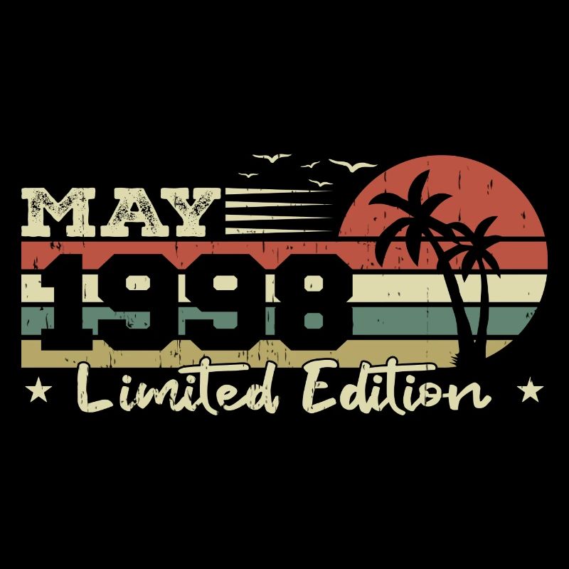 Vintage May 26th Anniversary Born 1998 Vibe