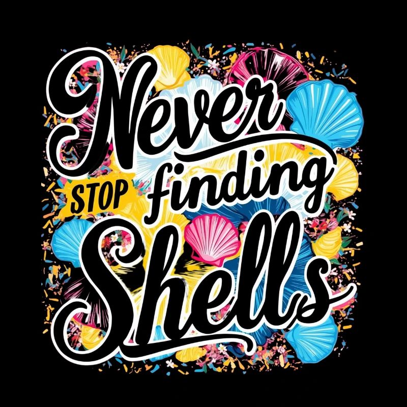 Never Stop Finding Shells Design