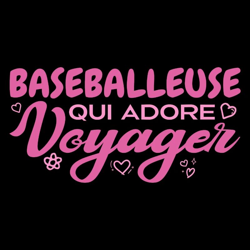 Baseballeuse globe-trotteuse passionnée de voyages