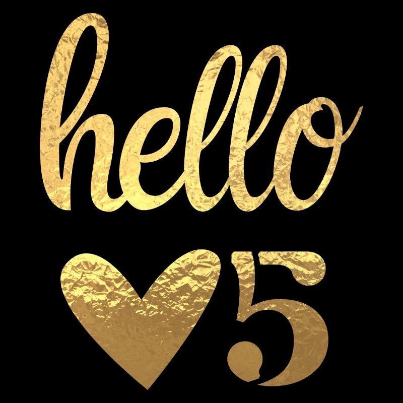 Hello 5 doré