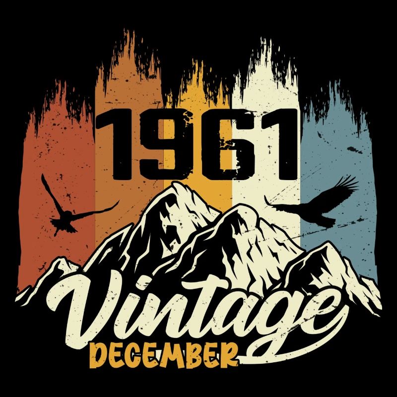 Geburtstagsgeschenk geboren im Dezember 1961
