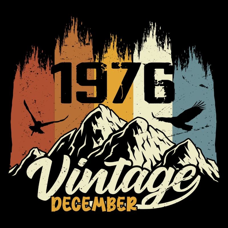 Geburtstagsgeschenk geboren im Dezember 1976