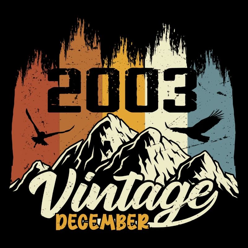 Geburtstagsgeschenk geboren im Dezember 2003