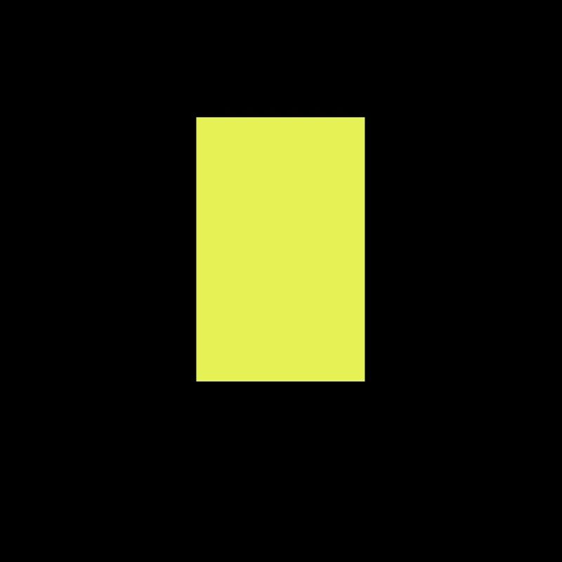 Rectangle jaune - probablement le T-shirt le plus simple