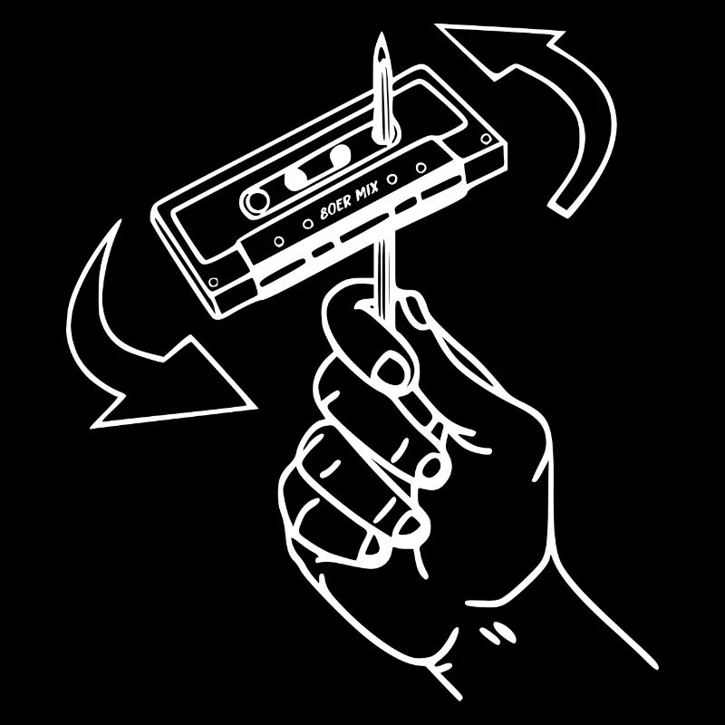 80s Audiocasette Retro