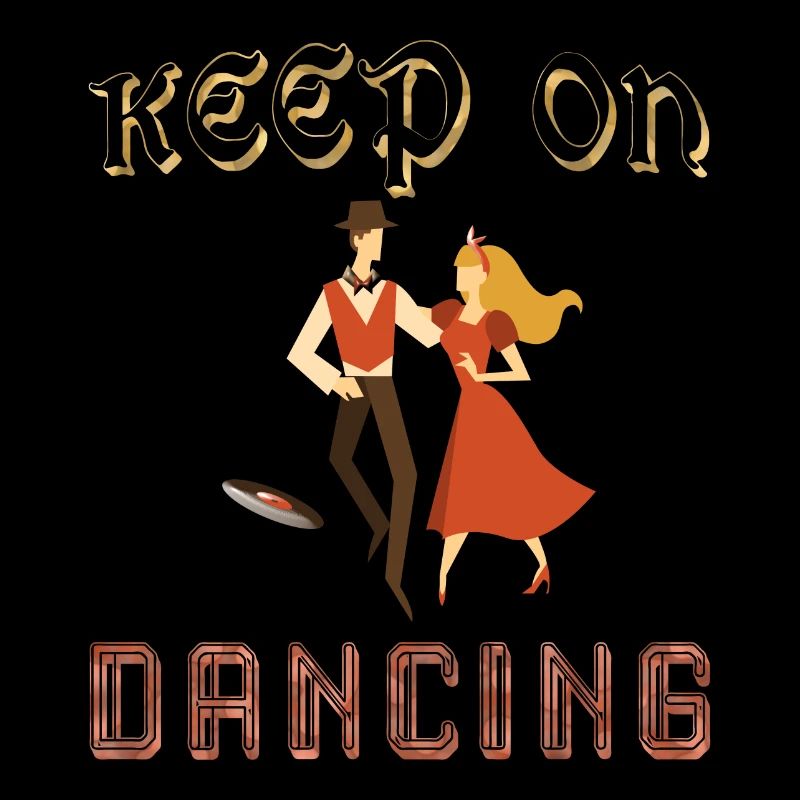 Keep on dancing, continuez à danser, danseur vinyl