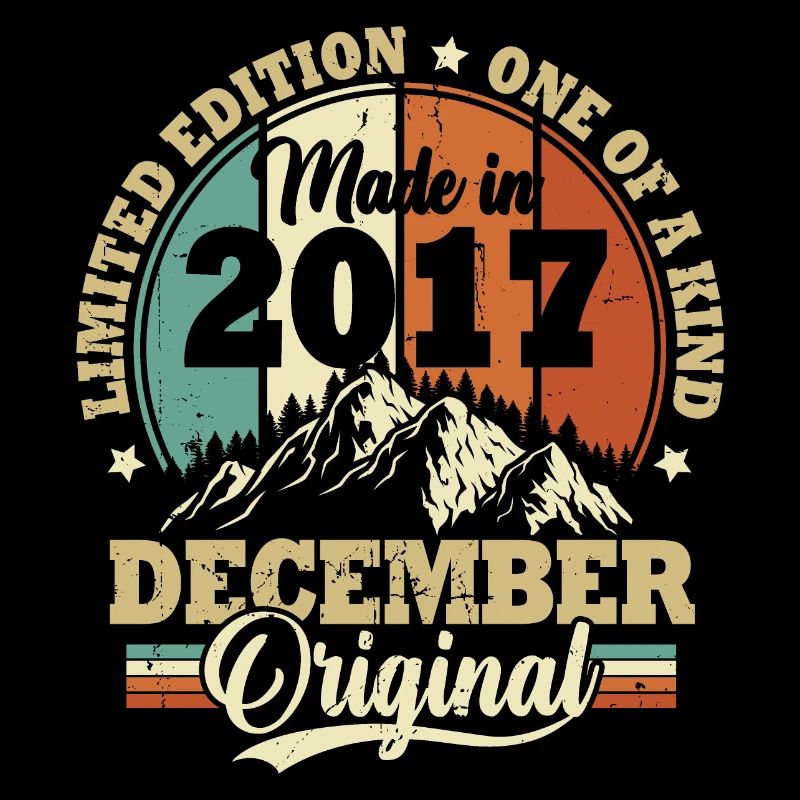 Geburtstagsgeschenk Dezember 2017 Vintage Retro