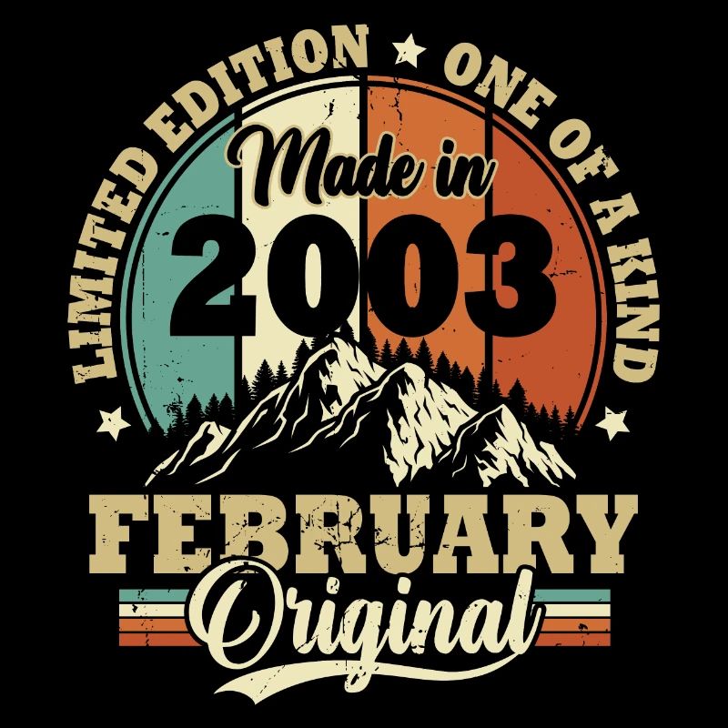 Birthday Gift February 2003 Vintage Retro