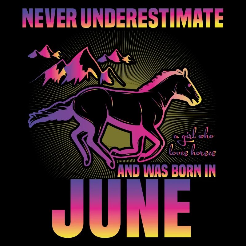 Dieses Mädchen liebt Pferde | Juni