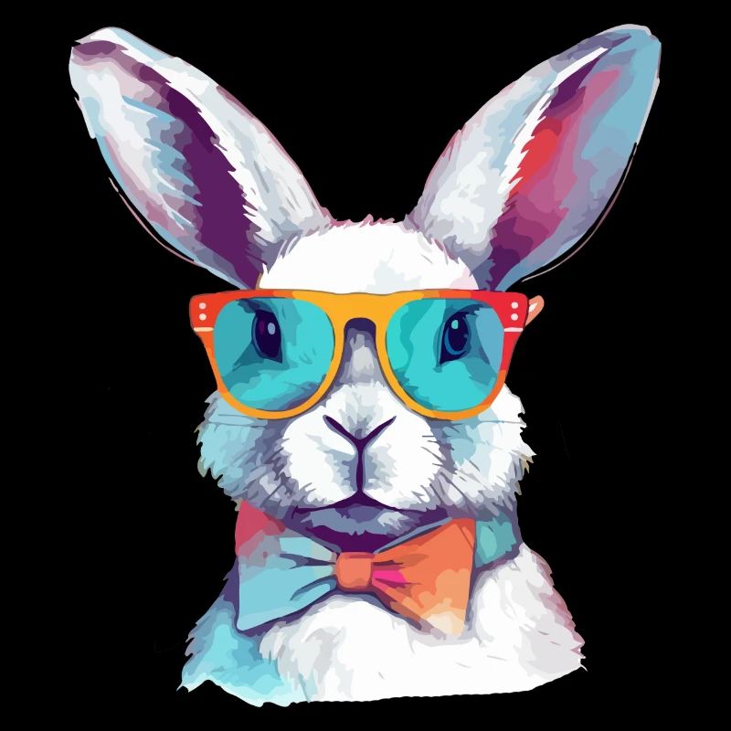 Lewis the spectacled rabbit