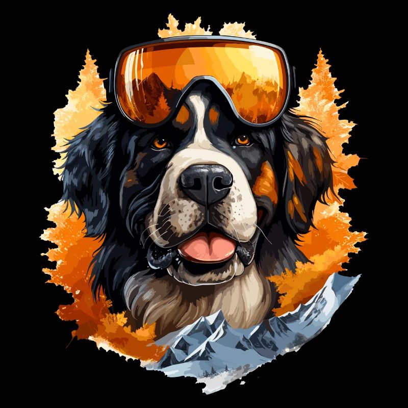vector Saint Bernard: Alpine Rescue Legend Tee