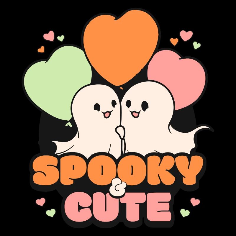 Spooky October Cute Halloween Ghost