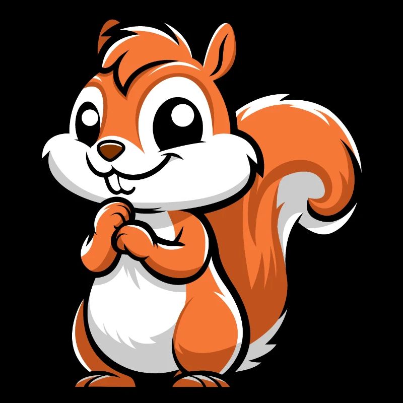 Freches kleines Eichhörnchen