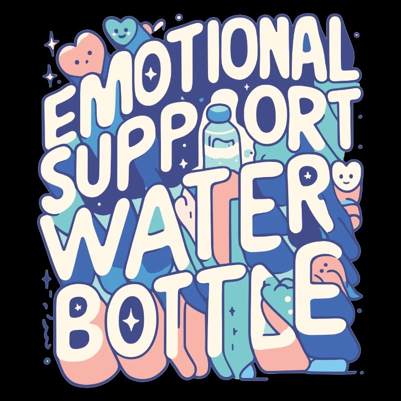 Emotional Support Wasserflasche