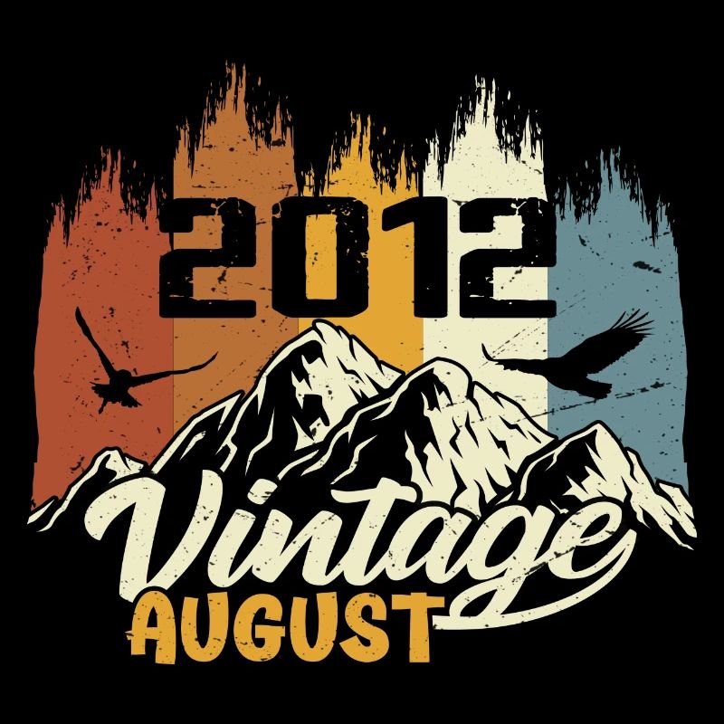 Legendary Since August 2012 Birthday Gift 2012