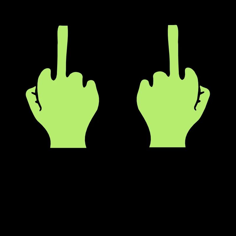 zombie hand mittelfinger 2