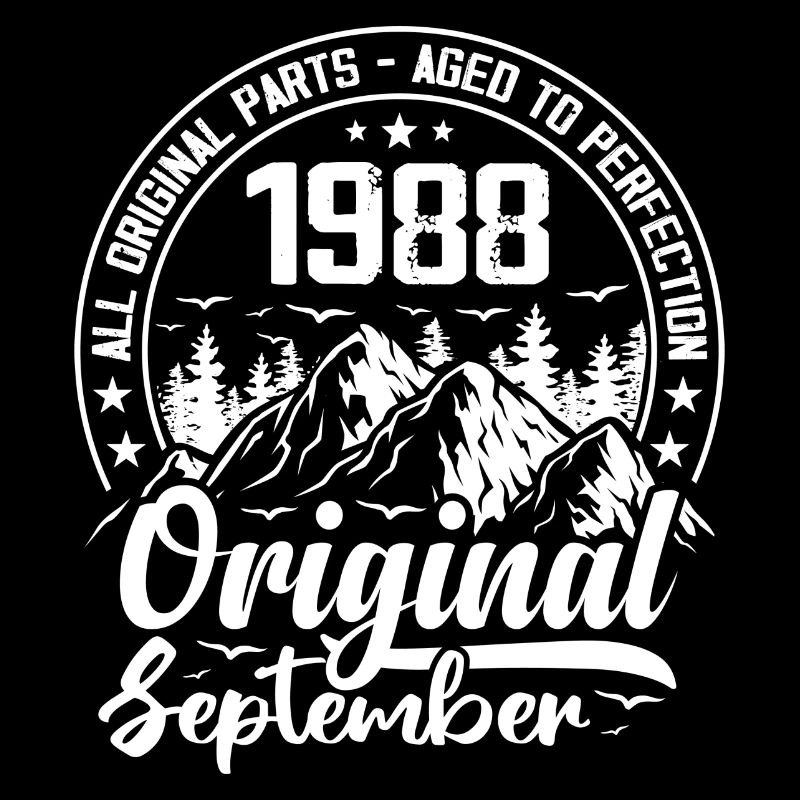 septembre 1988 Original:36 Ans Cadeau Anniversaire