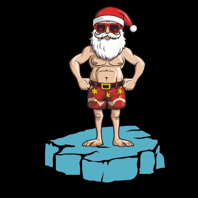 Weihnachtsmann Eisscholle