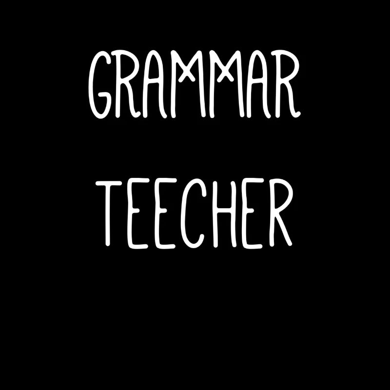 Selbstironischer Grammatiklehrer