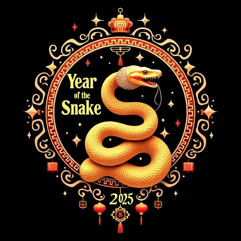 Chine heureuse - Serpent 2025