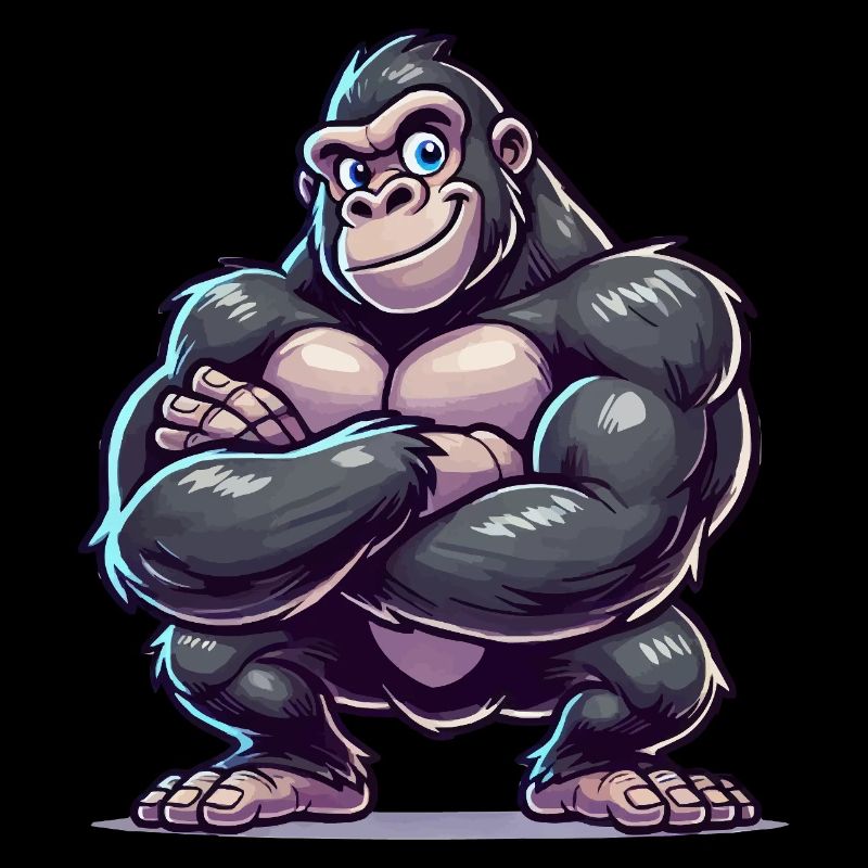 Gorilla Funny Comic