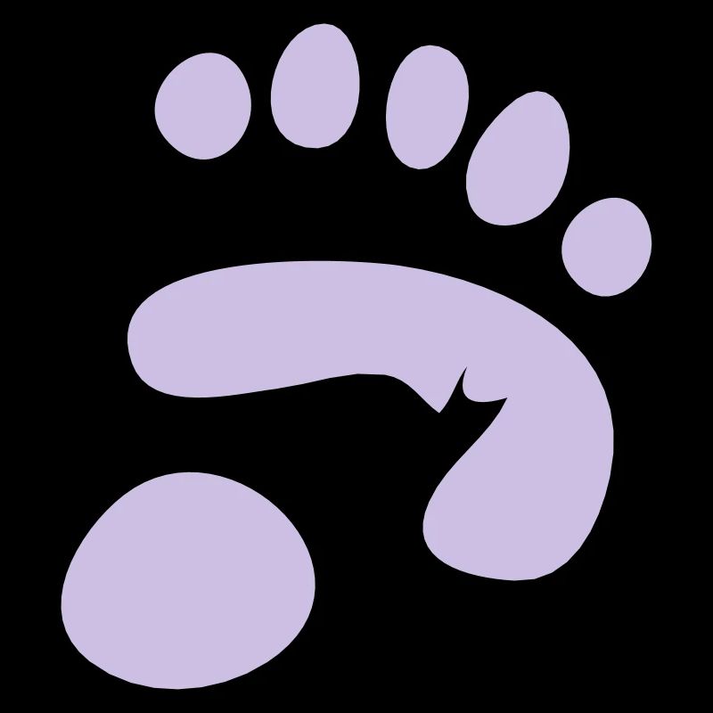 empreinte de patte de panda