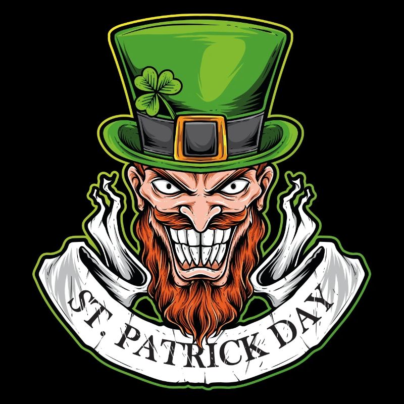 Lächeln am St. Patrick Day