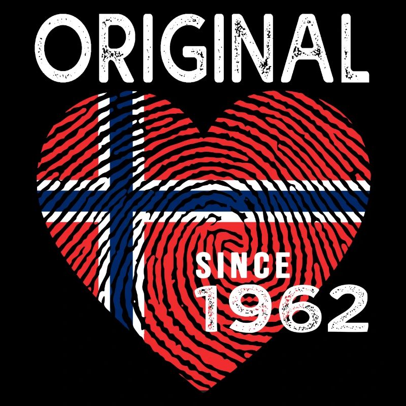Geburtstag 1962 Original seit 1962 Norwegen