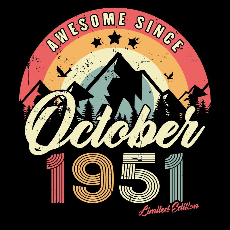 Geburtstagsgeschenk im Oktober 1951 Vintage