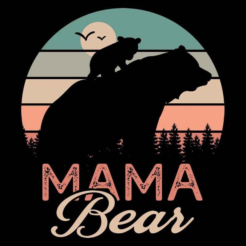 mama bear gift t shirt mom bear mama