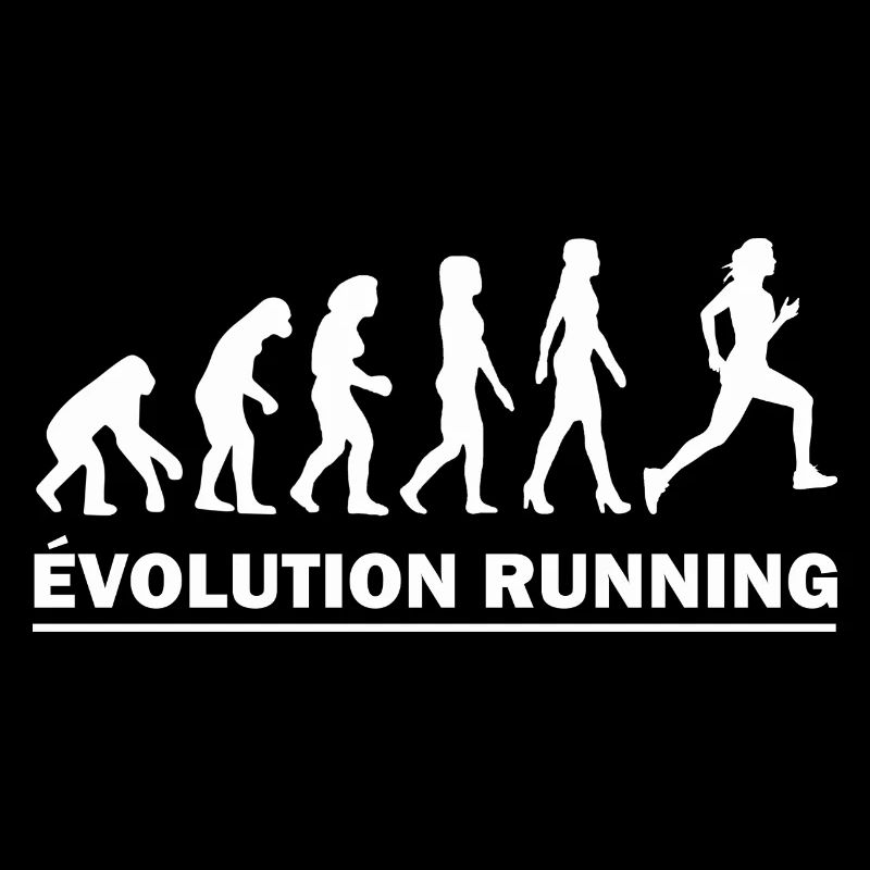 evolution running / humour course à pied