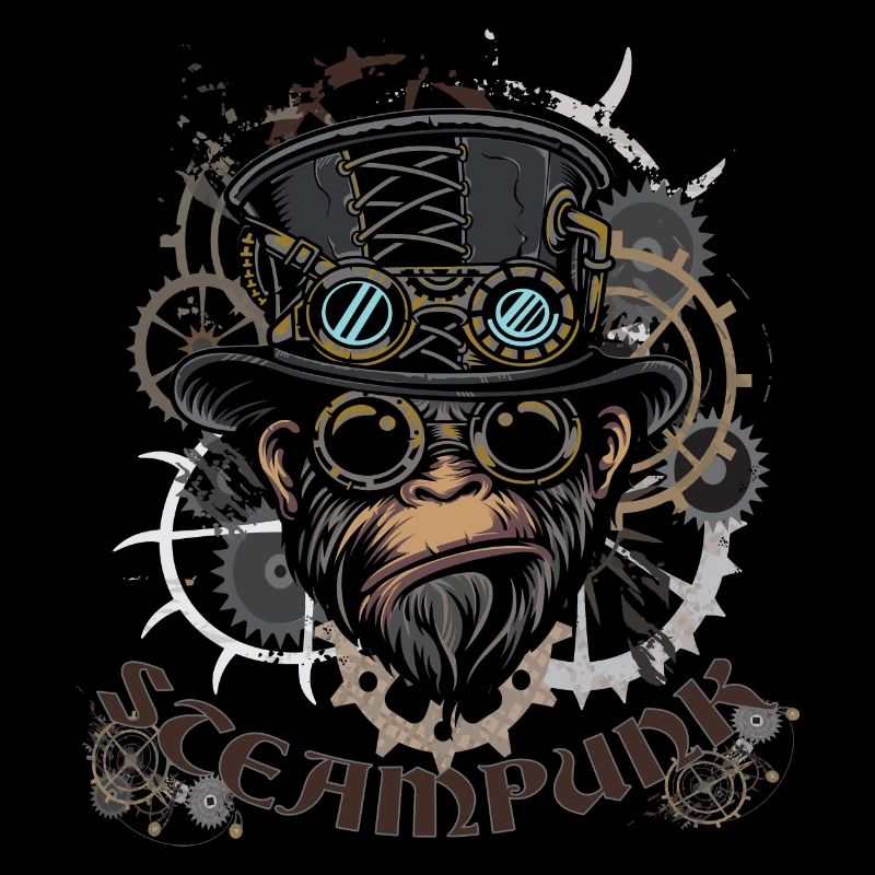 Steampunk Art Gorilla