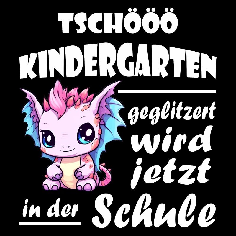 Einschulung Schulkind Drache