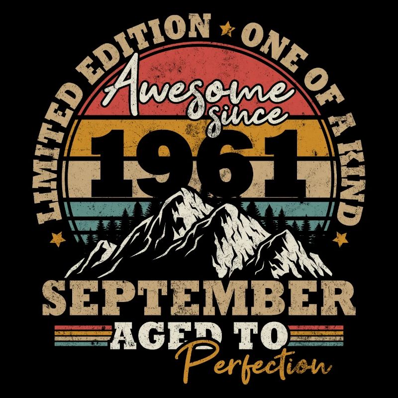 September 1961 Vintage Retro Geburtstagsgeschenk