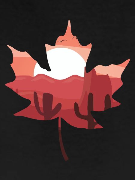 Leaf landscape