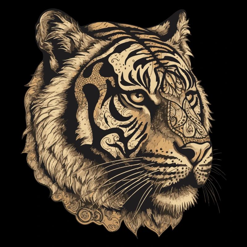 Portrait de tigre