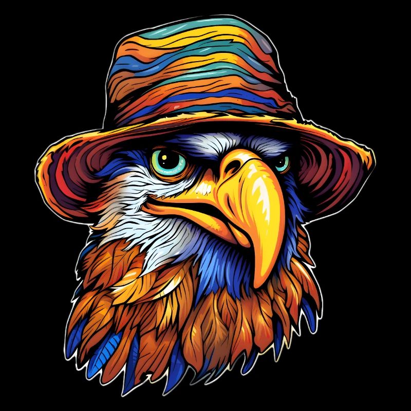 Aigle planant d’été