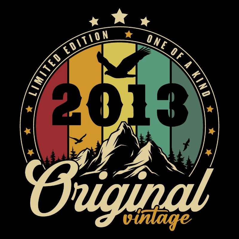 Original 2013 Vintage Retro Geburtstagsgeschenk