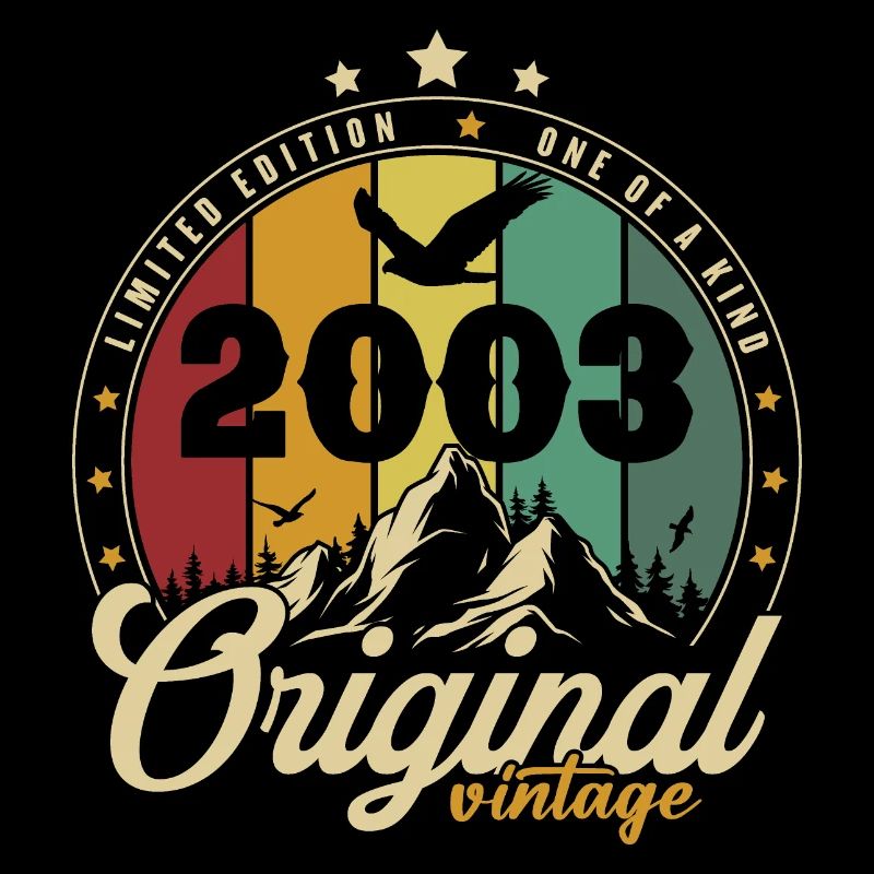 Original 2003 Vintage Retro Geburtstagsgeschenk