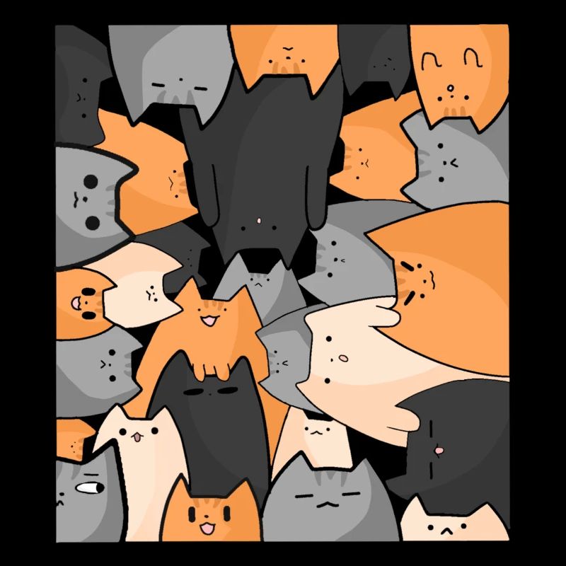 Chatons mignons, chats d’amour, chats kawaii